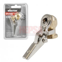 INFLADOR DE LATON CON CLIP HEMBRA 1/4" NPT WESTON W-70500