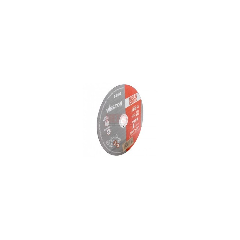 DISCO D/CORTE P/INOXIDABLE 7'' x 0.045''(1.4) x 7/8'' F41