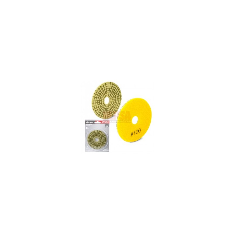 PAD DE DIAMANTE PARA PULIDO 4" G100 WESTON Z-19105