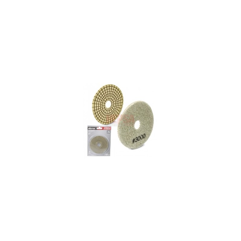 PAD DE DIAMANTE PARA PULIDO 4" G3000 WESTON Z-19130