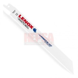 HOJA DE SIERRA SABLE BIMETÁLICA 818R DE 8” X 3/4" X 0.035 (18) C/U LENOX 20578