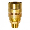 COPLE RAPIDO LATONADO MACHO 1/4'' (GRANEL) WESTON W-70470