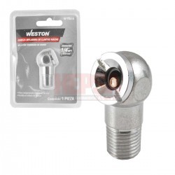 INFLADOR CABEZA SENCILLA MACHO 1/4" WESTON W-70510
